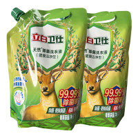 立白 卫仕液青翠茶园1kg*2袋 洗衣液 4斤 天然茶树油精萃 除菌去渍 72小时长效抑菌 洁净护色