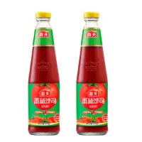 海天 番茄沙司(茄汁)510g*2瓶 调味品 0脂肪 意大利面蔬菜沙果酱蕃茄酱调料调味品