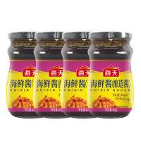 海天 海鲜酱400g×6瓶 调味品 秘制拌面拌饭酱 火锅烧烤蘸料 炒菜焖肉调味酱