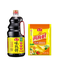 海天 调味品组合 四海鲜鸡精40g(袋)×1+味极鲜酱油1.9L×1 炒菜凉拌