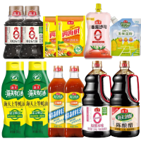 海天 组合 0金标生抽×2+蚝油×2+鸡精×2+料酒×2+番茄沙司+原酿本味+淀粉+陈酿醋