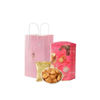 国兴 食品礼盒 鲜牛乳三角饼干680克/罐6罐