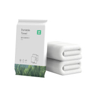 最生活 Z-2008 携毛巾2条装 白色 规格:30*70cm 厚度:75g/m² 植物纤维