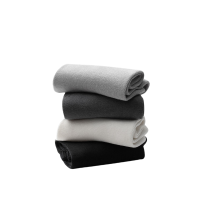 最生活 Z-1001 袜子 云感棉袜5双装 颜色:白/黑/灰 尺寸:37-43码