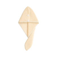 最生活 A-1242 干发帽 浴帽 珊瑚绒 颜色:米色 规格:26*68cm/105g