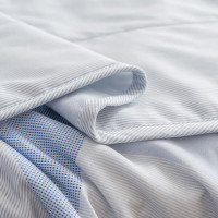 最生活 Z-8802 棉上印花夏被 天空蓝 规格:150*200cm