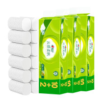 心相印 无芯卷纸 3RW1712云感117克四层立体压花无芯卫生纸12粒*3提