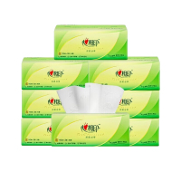 心相印 抽纸 DT15110 茶语丝享110抽三层塑装纸面巾*8包