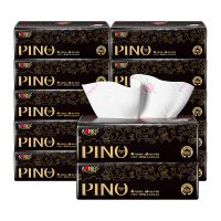 心相印 抽纸 12PDTY7090 品诺IP款90抽四层印花塑装面巾纸(玫瑰)*12包