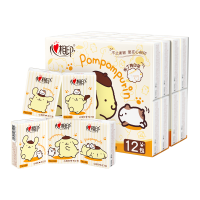 心相印 手帕纸 2CY2812 IP款12包装四层手帕纸(印花)*2条