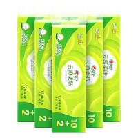 心相印 无芯卷纸 RW1712 云感117克12粒装四层立体压花无芯卫生纸*6提