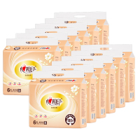 心相印 抽纸 DT24130 经典130抽三层塑装面巾纸*6包