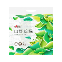 心相印 抽纸 DT43090 向野而生90抽四层塑装面巾纸*8包