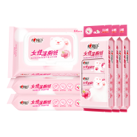 心相印 组合 3XSC044+3XCY007+P2 云熊女性蔓越莓湿厕纸44片*3包+云熊女性湿厕纸7片8包*3提