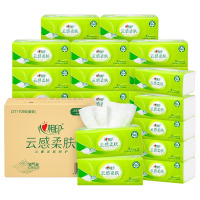 心相印 抽纸 DT17090 云感90抽三层塑装面巾纸*30包