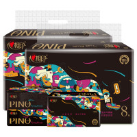 心相印 抽纸 16PDT3080 品诺IP款80抽四层塑装面巾纸*16包