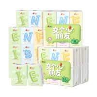 心相印 手帕纸 3CY3818 茶语丝享XMBTI7张四层手帕纸(印花)18包*3条