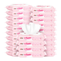 心相印 湿厕纸 XSC044 云熊湿厕纸系列女性蔓越莓44片装湿巾25-1版*24包