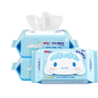心相印 3XSE080(包装) 湿厕纸 大耳狗湿厕纸系列80片装湿巾25-1版3包组套