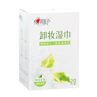 心相印 XCM001(单盒) 湿巾 心相印卸妆湿巾(绿茶香)