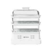 先锋 LJY-08A 电蒸锅 三层大容量 聚能速蒸 预约保温 防干烧保护 安全防护 24H智能预约免看管