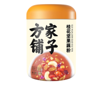 方家铺子 桂花坚果藕粉500g/罐装 营养早餐方便速食冲饮代餐 科学搭配 均衡配比 入口桂花香 缤纷口感佳