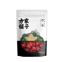 方家铺子 四星楼兰灰枣500g/袋装 1斤红枣果干新疆特产 泡茶煲汤煮粥零食 个头均匀 圆润饱满 颗颗甜糯