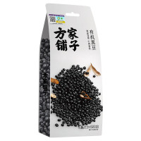 方家铺子 有机黑豆450g/米砖 黑皮绿心 豆中珍品 精选活性黑豆 青仁绿芯黑豆 五谷杂粮打豆浆 东北粗粮