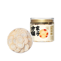 方家铺子 FZ-西洋参100g/瓶装(五星) 自然干燥 长白山参花旗参切片1.2-1.4cm礼品送礼送长辈