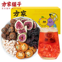 方家铺子 刺梨无花果洛神花茶120g(10g×12)/盒装 真花真果 真有料 玫瑰茄刺梨干花草养生袋泡茶