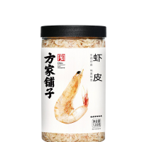 方家铺子 虾皮120g/瓶装 无盐无添加儿童可打虾粉 虾米海米仁 紫菜汤 干净无杂 足干不粘 入口松软