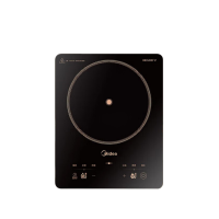 美的 (Midea) C22-HT2218HM 电磁炉 家用火锅2200W大功率 全套带锅套装 一键爆炒触控面板多档调节