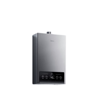 美的 JSQ22-MK1 燃气热水器 二级能效 天然气家用洗澡热水器 恒温洗澡变频 低噪节能 无绕速热设计抗腐更耐用