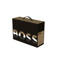 BOSS BOSS简约logo毯 BOSS经典蓝韵 织就温暖轻奢时光 亲肤绒质 精湛工艺铸就卓越体验