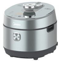 美的(Midea) MY-S580F 电压力锅 5升 0涂层IH电压力锅 双胆多功能祛脂压力锅 一键排压智能饭锅