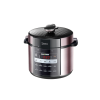 美的(Midea) MY-E627 电压力锅 6L 大容量 预约定时 多功能开盖煮 不粘锅高压锅煮饭煲汤 双胆