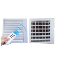 格力空调安装材料配件 自动复位防火风口 外设百叶风口700*700 带防虫防鼠网 含安装人工