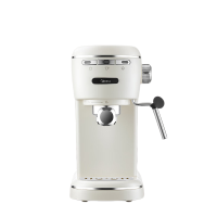美的(Midea) MA-KFE07 咖啡机 半自动咖啡机 胶囊咖啡 奶泡机 家用小型 意式美式咖啡磨豆机萃取机