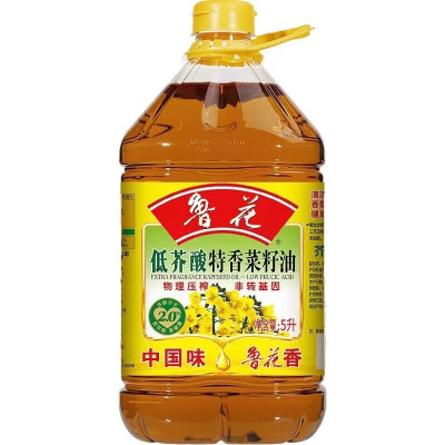 鲁花 低芥酸特香菜籽油 5L 25件 100桶