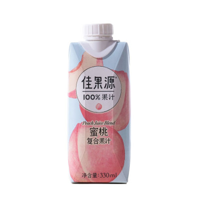 佳果源 蜜桃复合果汁330ml*12