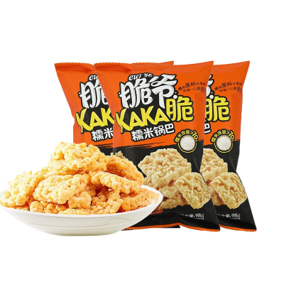 来伊份糯米锅巴(咸蛋黄味)98g*3包