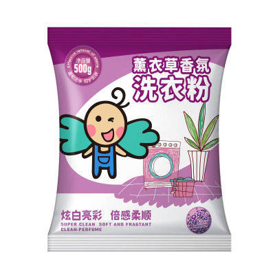 FLYING TOT 薰衣草香氛洗衣粉500g X653