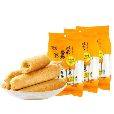 来伊份糙米卷蛋黄味180g*3袋