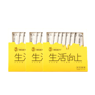 等蜂来 多花蜂蜜14g*8条*3盒