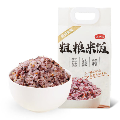 燕之坊 坊间粮品糯米糙米小麦仁玉米渣高粱米黑米2.1kg (单位: 盒)