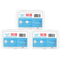 牙博士 牙博士细滑圆线牙线棒55支*3盒清洁齿缝牙签牙线棒