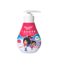 牙博士 克蕾欧泵式牙膏(草莓味)120g*1+儿童乐护牙刷*1