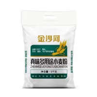 金沙河真味多用途小麦粉5kg无纺布