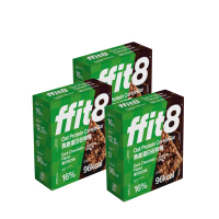 ffit8燕麦蛋白谷物棒(黑巧口味)175g×3盒
