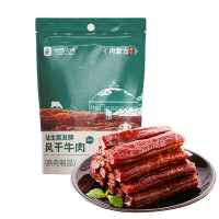 良西农场益生菌发酵风干牛肉原味90g/袋